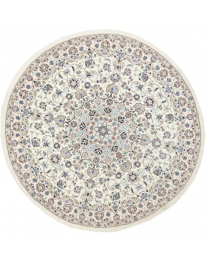 Tappeto Nain 9La Persia bianco grigio 200x200