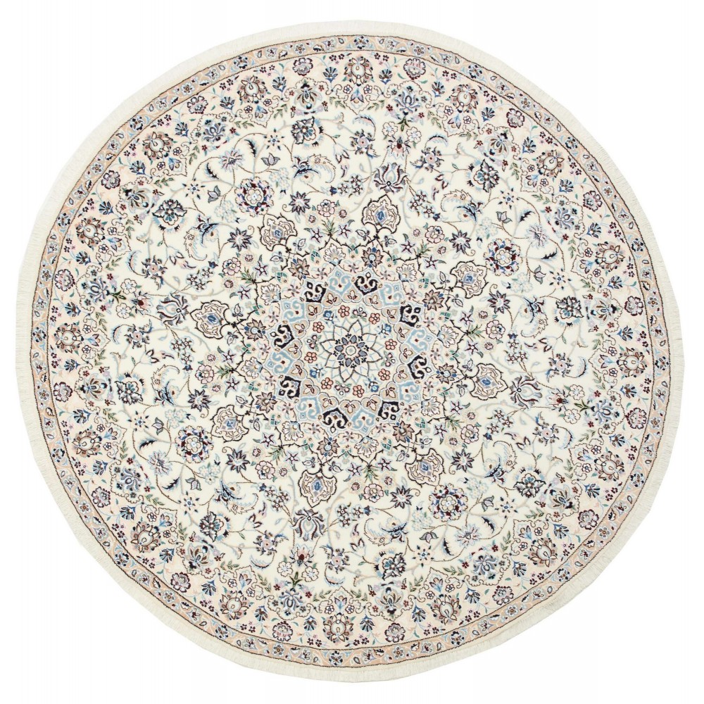 Tappeto Nain 9La Persia beige grigio 200x200