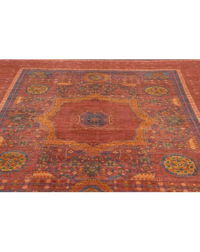 Tappeto Mamlouk Pakistan marrone arancione 246x293