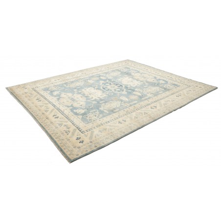 Tappeto Kazak Afghanistan beige azzurro 242x293