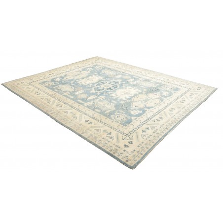 Tappeto Kazak Afghanistan beige azzurro 242x293