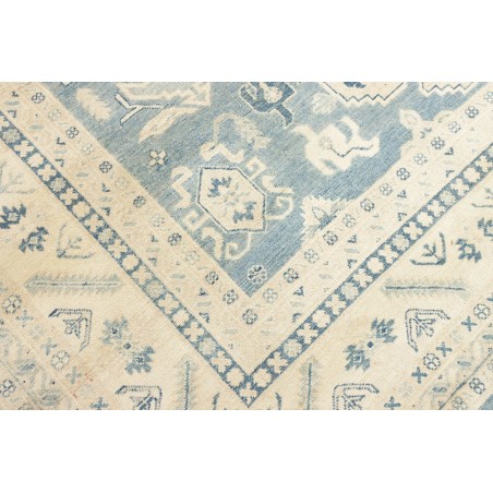 Tappeto Kazak Afghanistan beige azzurro 242x293