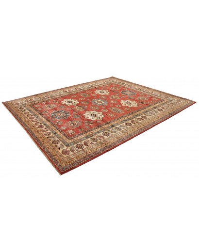 Tappeto Kazak Fine Pakistan rosso beige 260x312