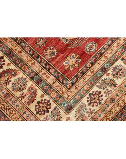 Tappeto Kazak Fine Pakistan rosso beige 260x312