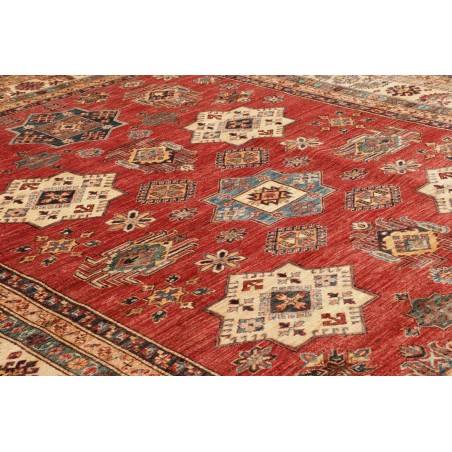 Tappeto Kazak Fine Pakistan rosso beige 260x312
