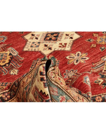 Tappeto Kazak Fine Pakistan rosso beige 260x312
