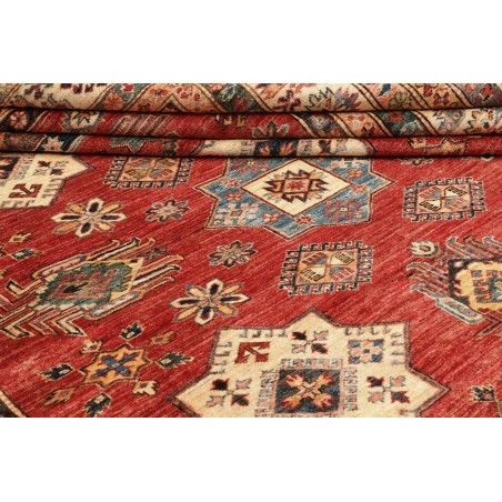 Tappeto Kazak Fine Pakistan rosso beige 260x312