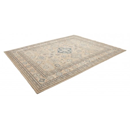 Tappeto Kazak Fine Pakistan bianco azzurro 247x308