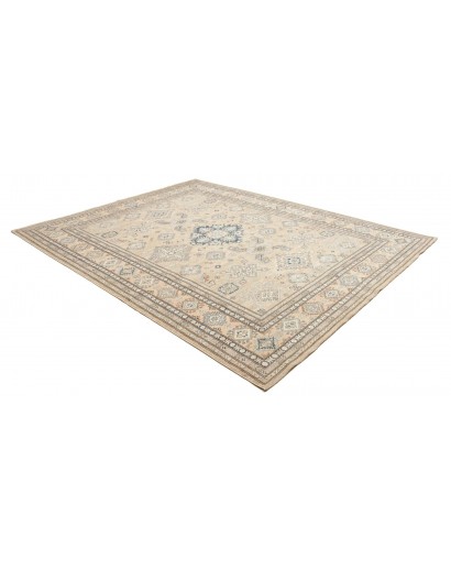 Tappeto Kazak Fine Pakistan bianco azzurro 247x308