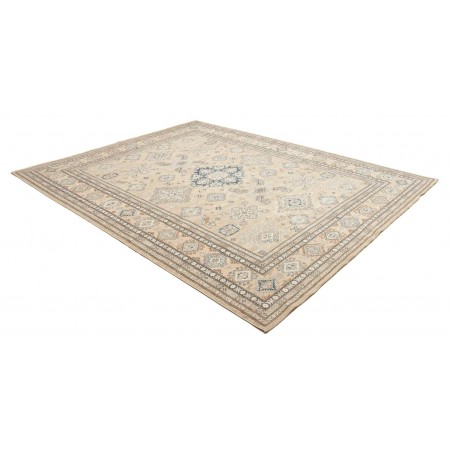 Tappeto Kazak Fine Pakistan bianco azzurro 247x308