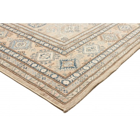 Tappeto Kazak Fine Pakistan bianco azzurro 247x308
