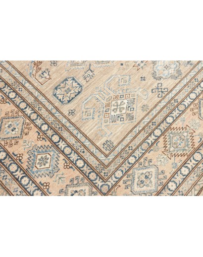 Tappeto Kazak Fine Pakistan bianco azzurro 247x308