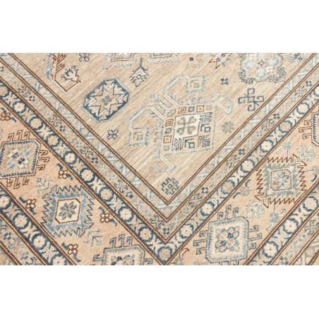 Tappeto Kazak Fine Pakistan bianco azzurro 247x308