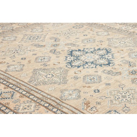 Tappeto Kazak Fine Pakistan bianco azzurro 247x308