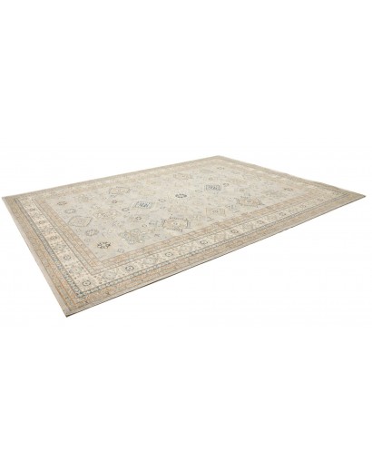 Tappeto Kazak Fine Pakistan bianco marrone 280x369