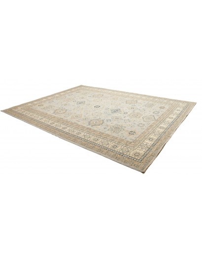 Tappeto Kazak Fine Pakistan bianco marrone 280x369