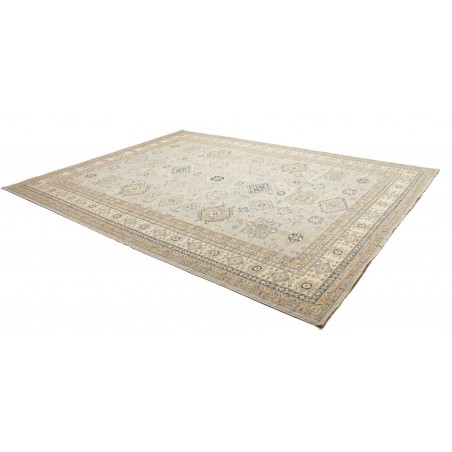 Tappeto Kazak Fine Pakistan bianco marrone 280x369