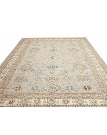 Tappeto Kazak Fine Pakistan bianco marrone 280x369