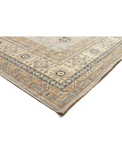 Tappeto Kazak Fine Pakistan bianco marrone 280x369