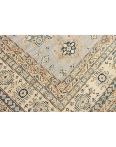 Tappeto Kazak Fine Pakistan bianco marrone 280x369