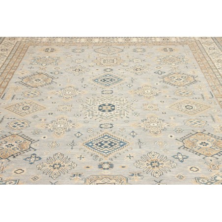 Tappeto Kazak Fine Pakistan bianco marrone 280x369