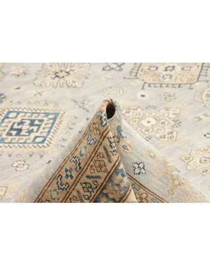 Tappeto Kazak Fine Pakistan bianco marrone 280x369