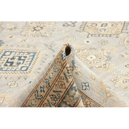 Tappeto Kazak Fine Pakistan bianco marrone 280x369