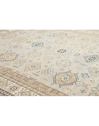 Tappeto Kazak Fine Pakistan bianco marrone 280x369