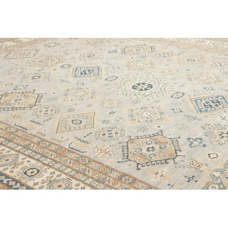 Tappeto Kazak Fine Pakistan bianco marrone 280x369
