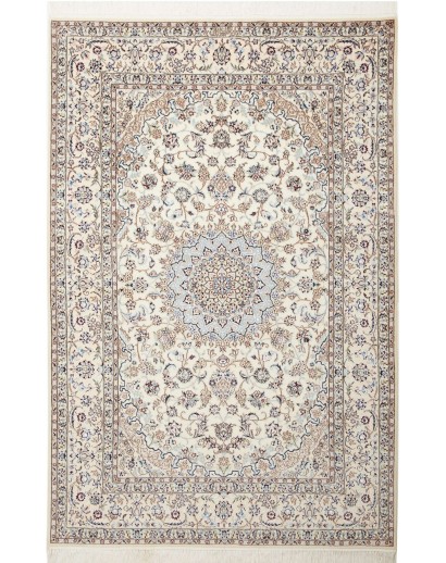 Tappeto Nain 6La Persia bianco verde 124x191