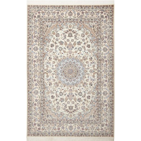 Tappeto Nain 6La Persia bianco verde 124x191