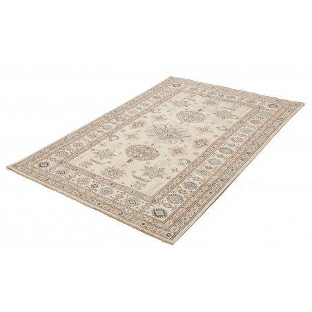 Tappeto Kazak Fine Pakistan bianco 124x178
