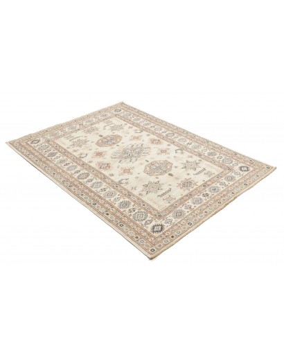 Tappeto Kazak Fine Pakistan bianco 124x178