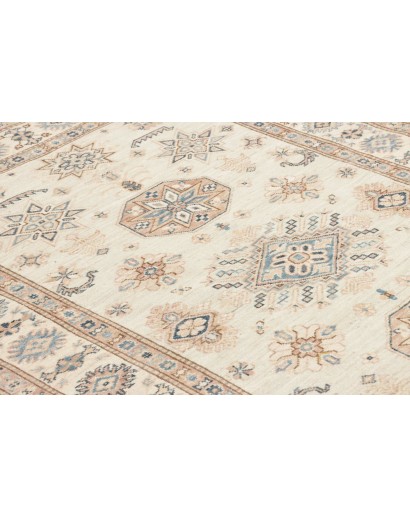 Tappeto Kazak Fine Pakistan bianco 124x178