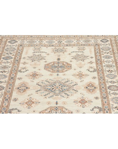 Tappeto Kazak Fine Pakistan bianco 124x178