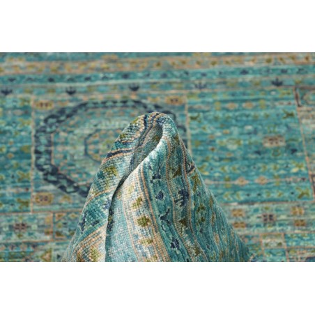 Tappeto Mamlouk Pakistan grigio verde 125x182