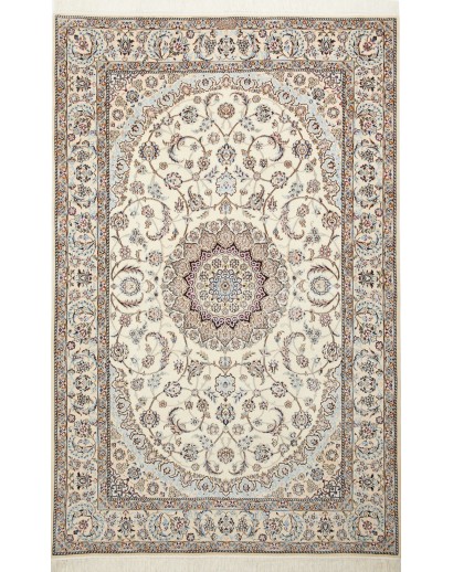 Tappeto Nain 6La Persia bianco 130x202
