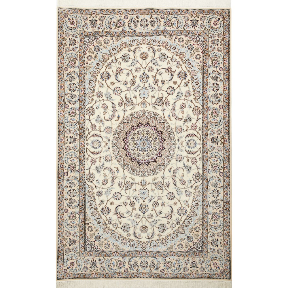 Tappeto Nain 6La Persia bianco 130x202 Tappeto Nain 6La Persia bianco 130x202