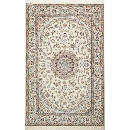 Tappeto Nain 6La Persia bianco 130x202