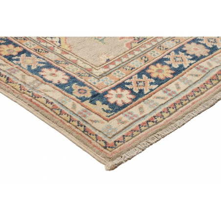 Tappeto Kazak Afghanistan beige azzurro 85x286