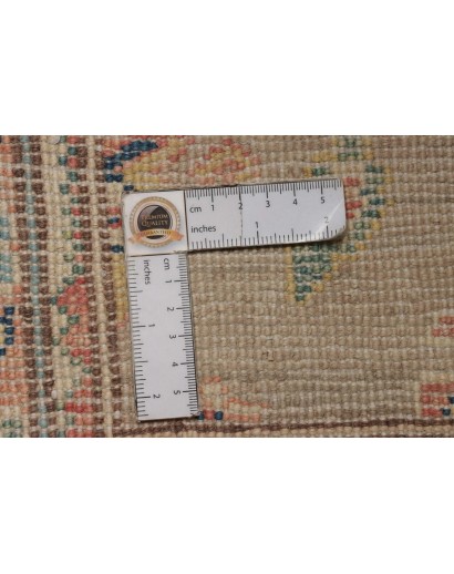 Tappeto Kazak Afghanistan beige azzurro 85x286