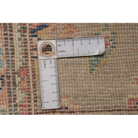 Tappeto Kazak Afghanistan beige azzurro 85x286