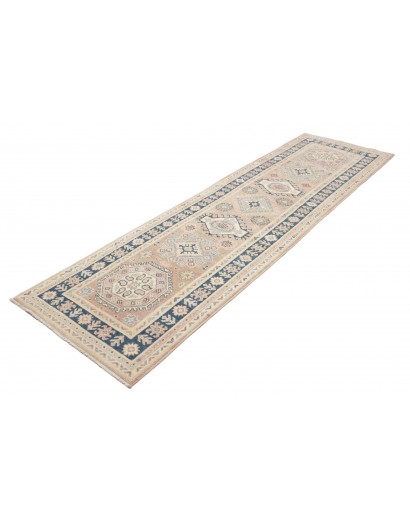 Tappeto Kazak Afghanistan bianco 84x293