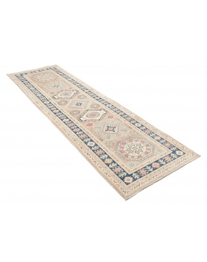 Tappeto Kazak Afghanistan bianco 84x293