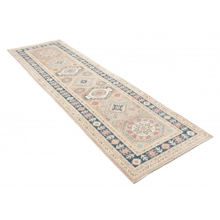 Tappeto Kazak Afghanistan bianco 84x293