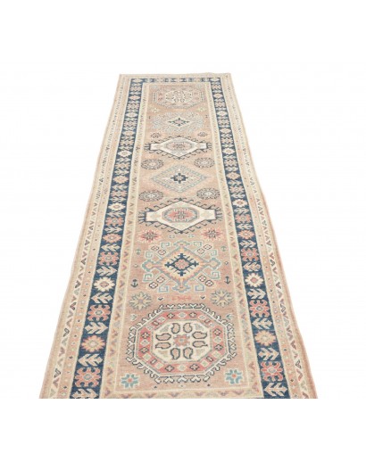 Tappeto Kazak Afghanistan bianco 84x293