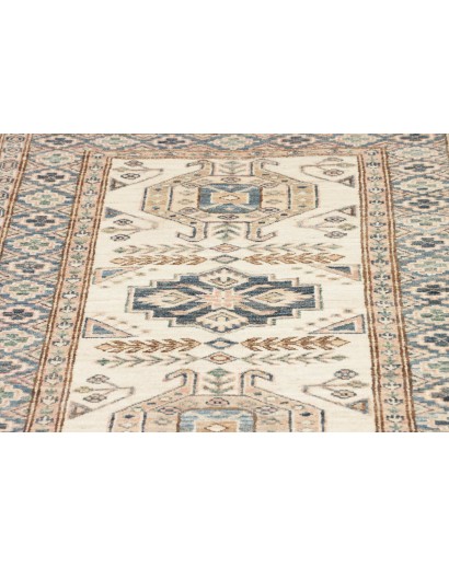 Tappeto Kazak Fine Pakistan bianco 85x303