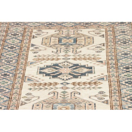 Tappeto Kazak Fine Pakistan bianco 85x303