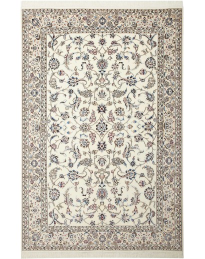 Tappeto Nain 6La Persia bianco grigio 153x231