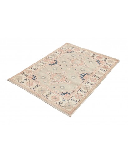 Tappeto Kazak Afghanistan bianco 105x135
